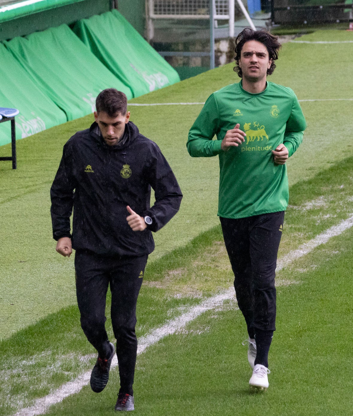 Clement Grenier, ejercitándose en solitario.