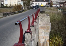 Puente de Matamorosa que será ampliado y que une Reinosa y Campoo de Enmedio.