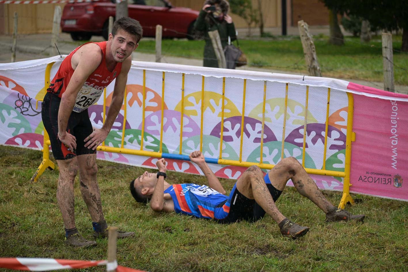 Ruiz y García, tras la carrera en Reinosa.