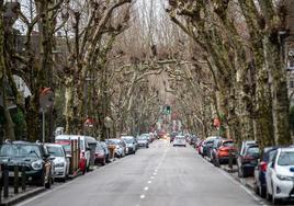 Vista general de la céntrica calle Menéndez Pelayo