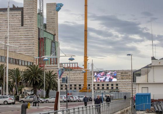 La obras en el Palacio se prolongarán al menos hasta el verano.