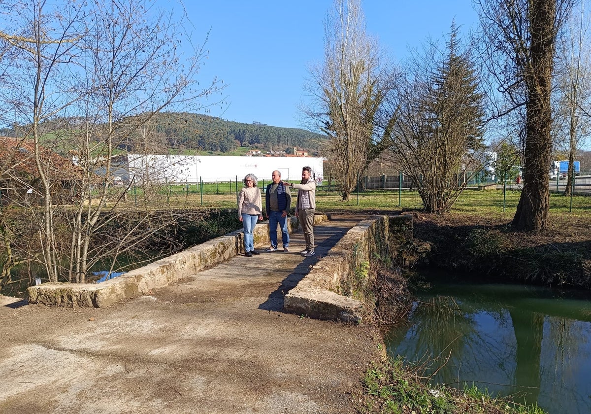 Antiguo puente de la Roduera, en San Miguel de Meruelo.