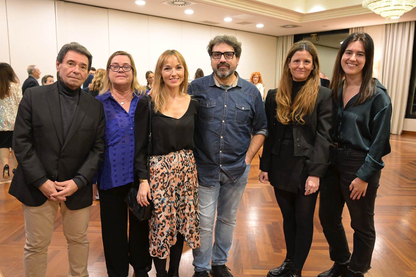 Diego Ruiz, María Ángeles Samperio, Patricia García, Aser Falagán, Lucía Alcolea y Ángela Casado.