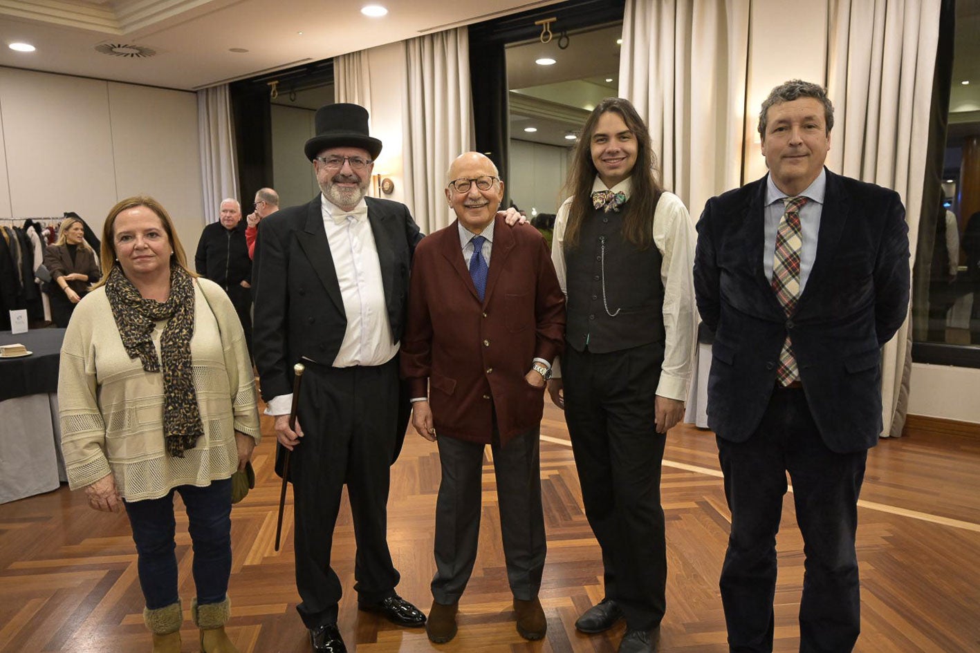 Mamen Restegui, Carlos Báscones, Federico Lucendo Pombo, Bryan Cobo e Íñigo Fernández.