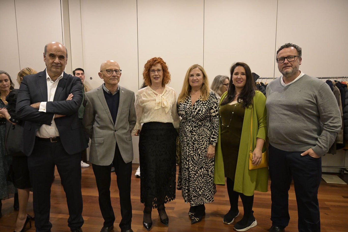 Justino Sánchez, José Luis Fernández, Jasmina Flores-Gispert, Marián González, Teresa García y Gonzalo Gómez.