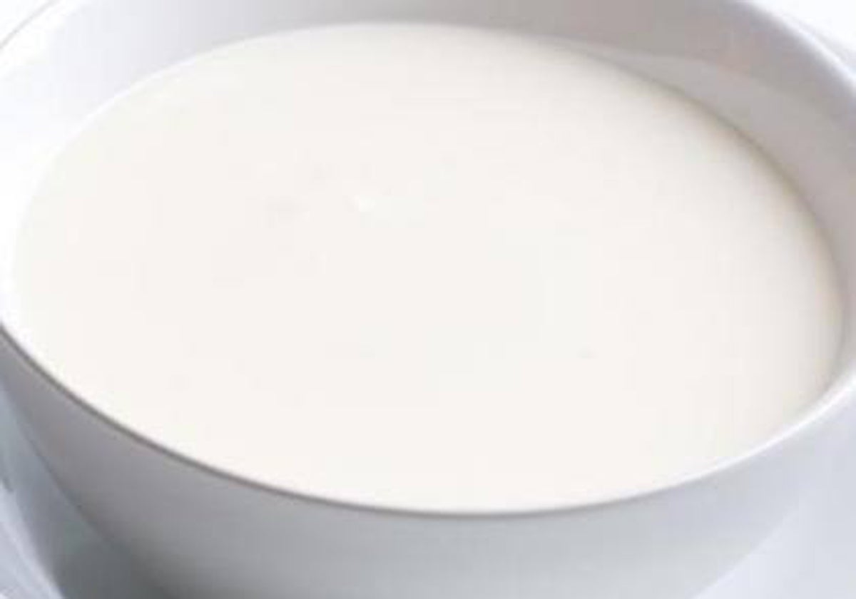 Vichyssoise de manzana reineta.