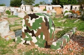 Una de las tumbas del Cementerio Resistencia (Argentina), tomada en 2022.