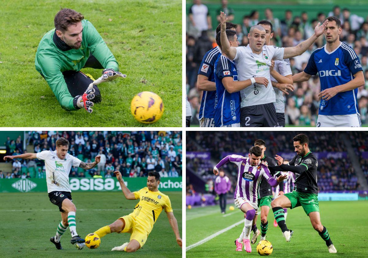 Jokin Ezkieta (portero), Álvaro Mantilla (central/lateral derecho), Dani Fernández (lateral derecho) y Rubén Alves (central).