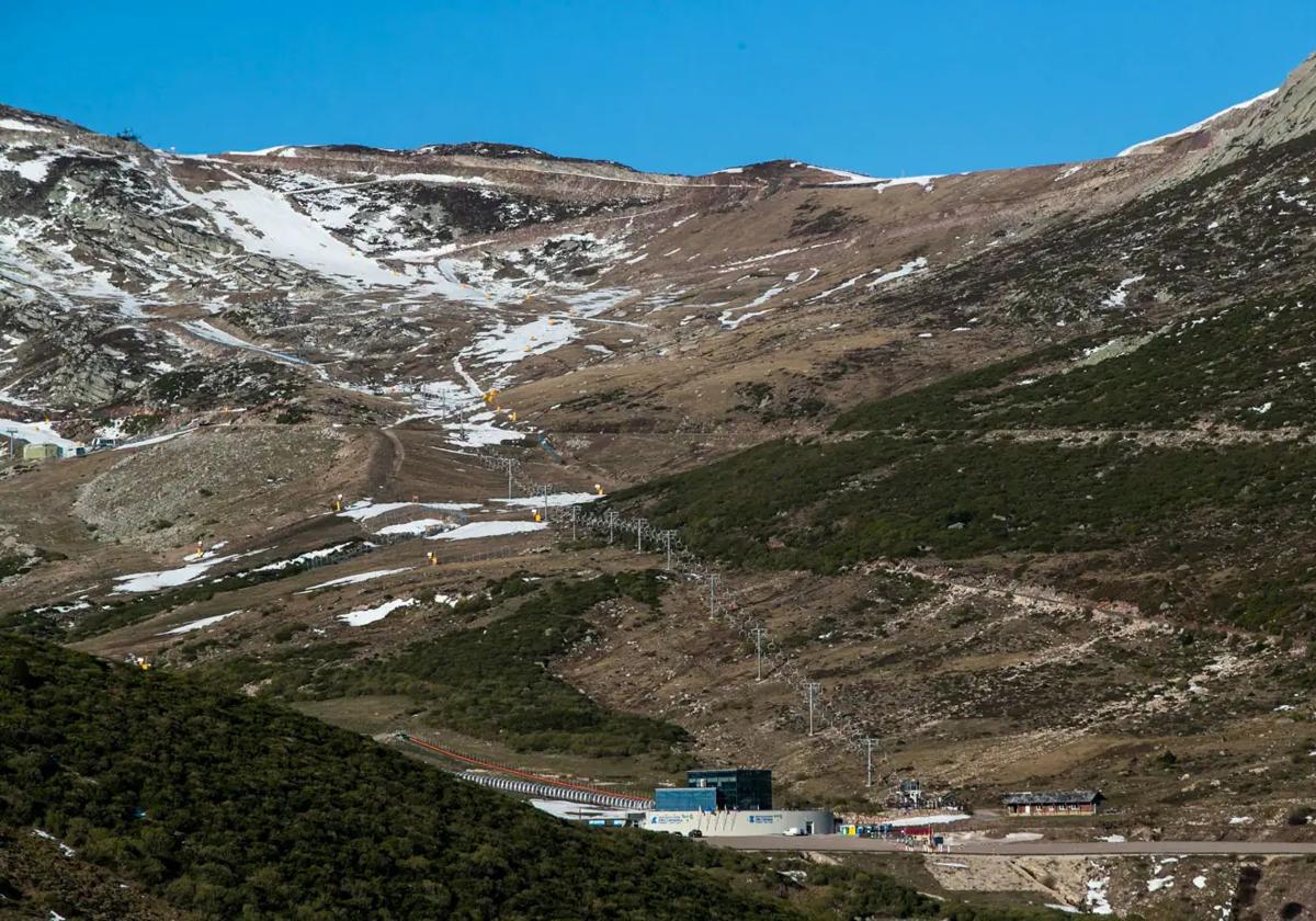 Así estaba hace unos días Alto Campoo.