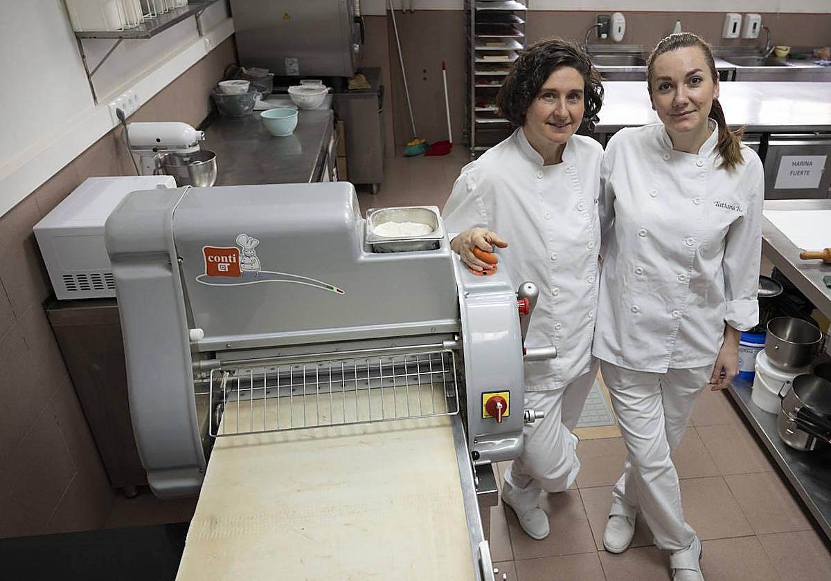 Rosa María Toca y Tatiana Rotari.