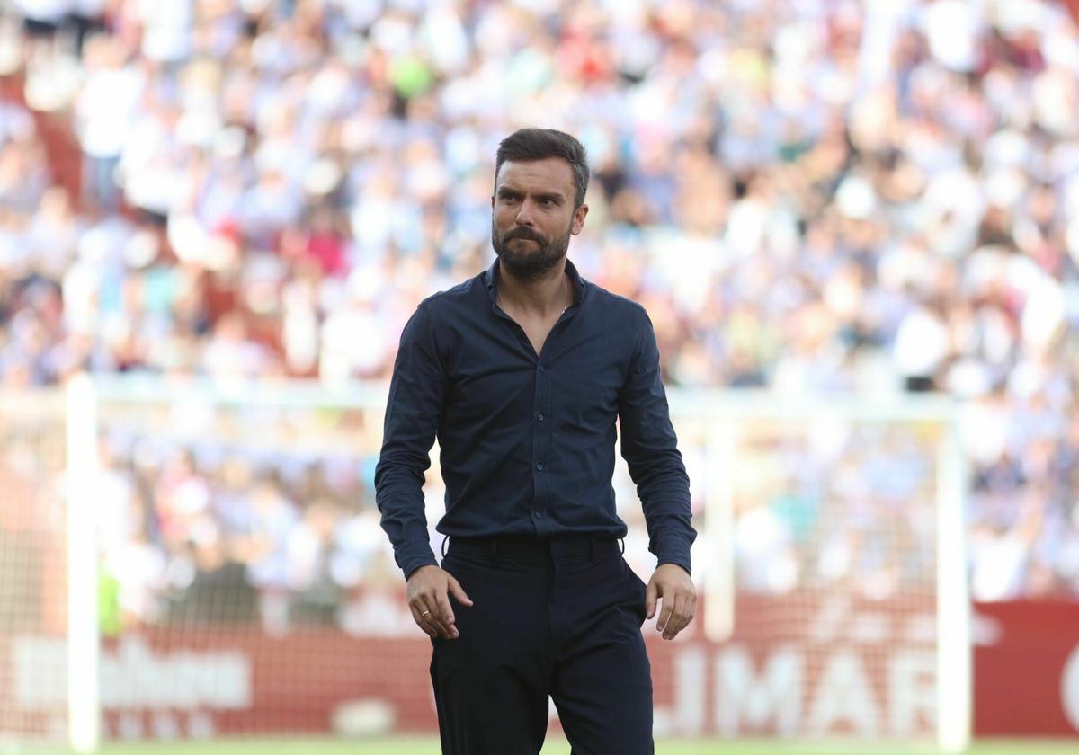 Rubén Albés, entrenador del Albacete.