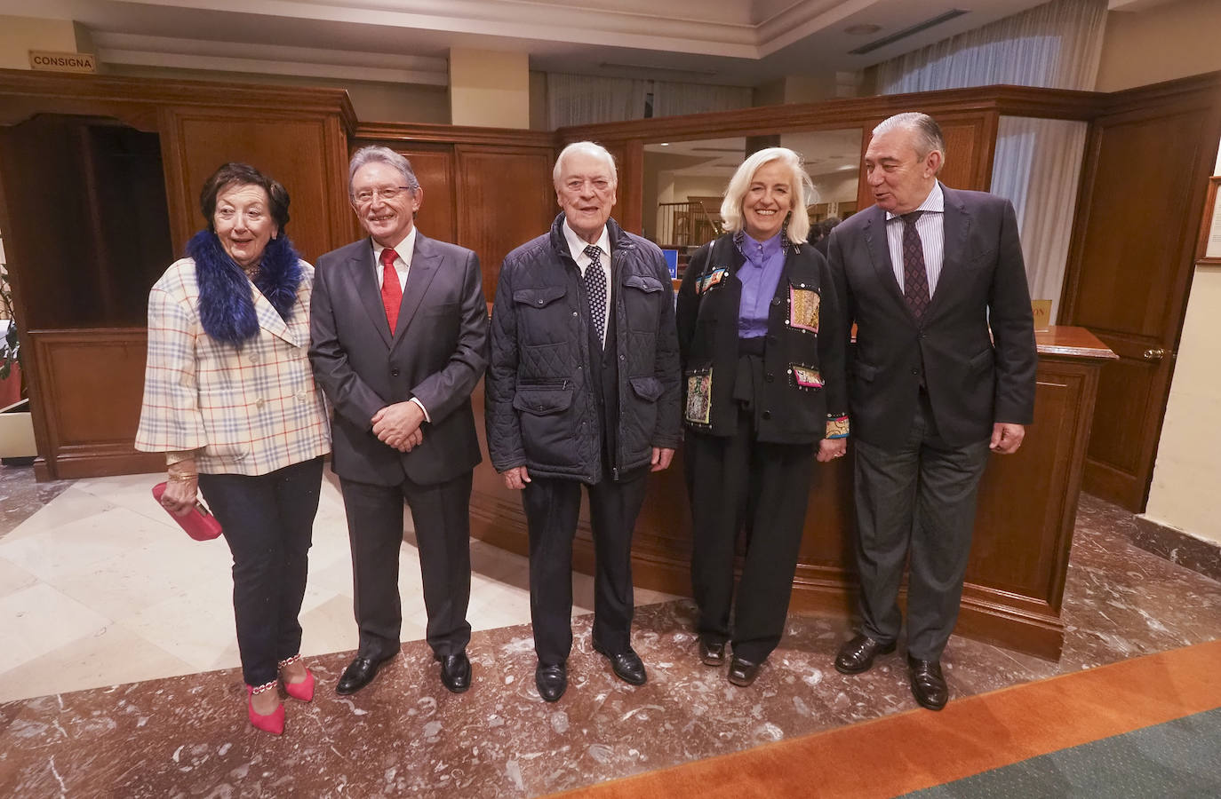 María Luz Paino, Constantino Álvarez, Adolfo González, Blanca Fontán, Ramón Pérez