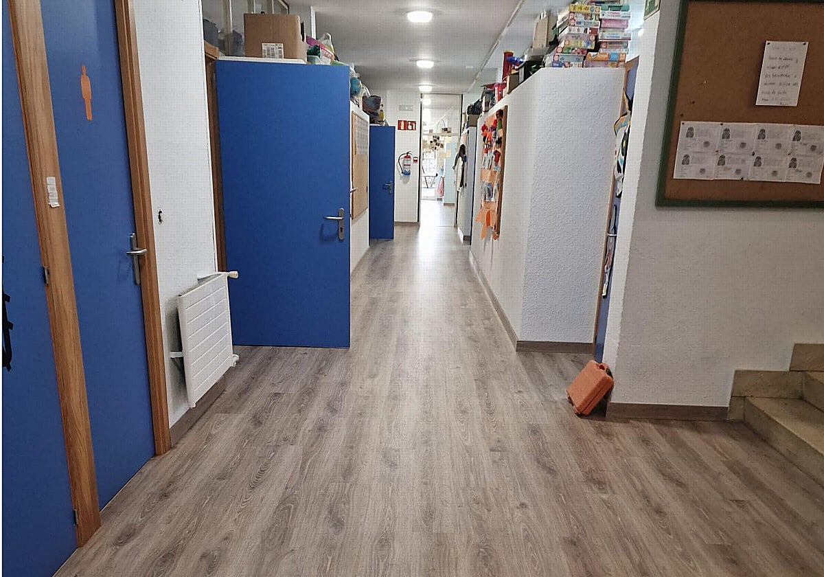 Espacios mejorados de la zona de Infantil del colegio Palacio.