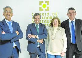 El Colegio de Mediadores de Seguros de Cantabria inicia etapa con una nueva Junta de Gobierno