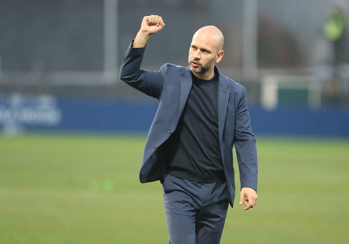 José Alberto, tras la victoria frente al Amorebieta.