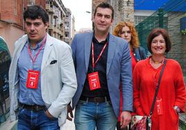 Sergio Abascal y Puerto Gallego durante la campaña de 2015.