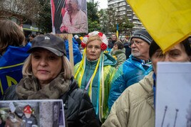 Concentración en Santander en apoyo de Ucrania