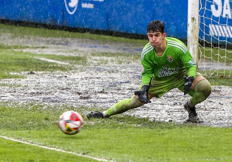 Luis Palomeque debutó el domingo con el primer equipo de la Gimnástica.