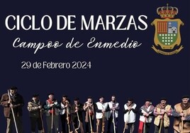 Cartel oficial de Las Marzas de Campoo de Enmedio.