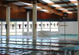 Interior de las piscinas climatizadas de Reinosa.