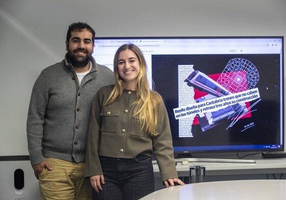 Daniel Martínez y Candela Gordovil han visto reconocido su trabajo de investigación por el jurado del Premio de Periodismo de 'El Correo'.