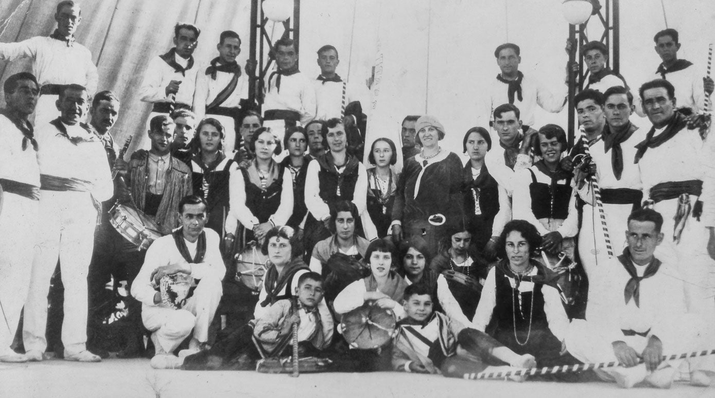 El Coro Campesino de Cabezón en las fiestas patronales.