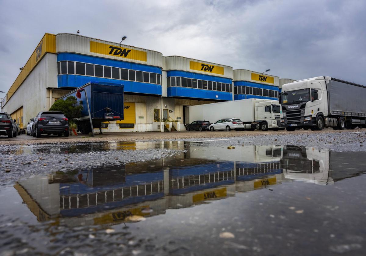 qImagen tomada ayer de la Ciudad del Transporte de Santander, ubicada entre la S-10 y la A-67 en terrenos del Puerto.