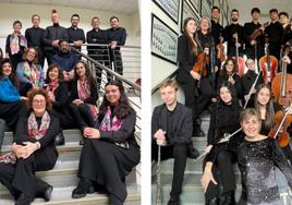 La orquesta Aedea y el Coro Monasterio, formado por alumnos y profesores del conservatorio actuarán juntos en la jornada del martes 19.