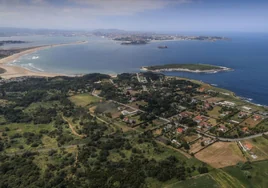 Vista aérea de los terrenos de la extinta empresa Emilio Bolado, donde estaba planteado el complejo turístico y deportivo.