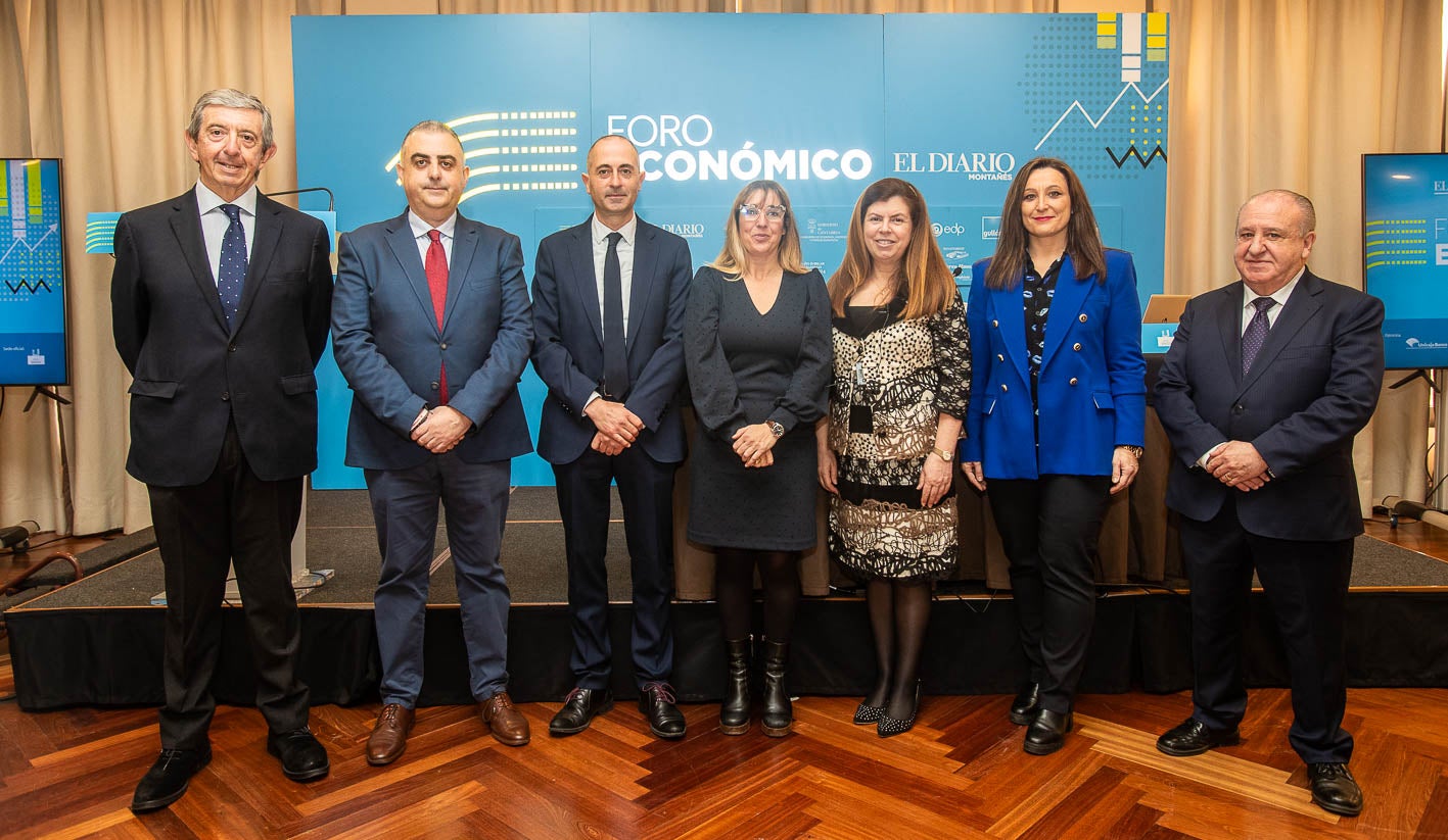 Luis Revenga, Roberto Media, Leopoldo Quintana, Eugenia Gómez de Diego, Elvira Carles, Marta Redondo y Jesús Ruiz Calzada.