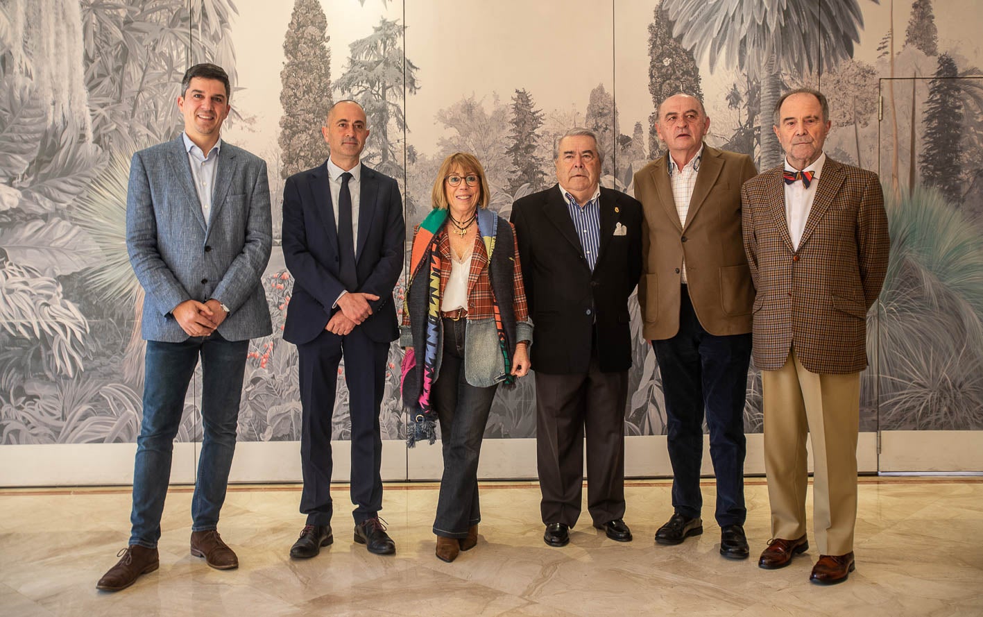 Daniel Fernández, Leopoldo Quintana, Natividad Pérez, Víctor Bustillo, Jesús Martínez y Alfonso del Amo.