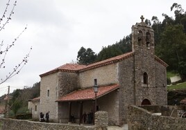 Iglesia de San José en el pueblo de La Acebosa.