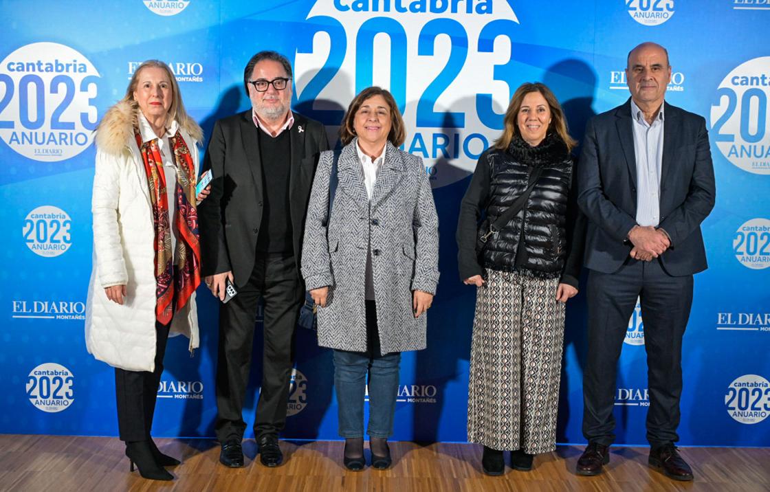 Paloma López, Miguel Rincón, Mercedes Martínez, Lola Gallardo y Justino Sánchez.