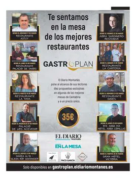 El Diario Montañés propone diez menús exclusivos al mejor precio para poder disfrutar de un plan gastronómico en la región