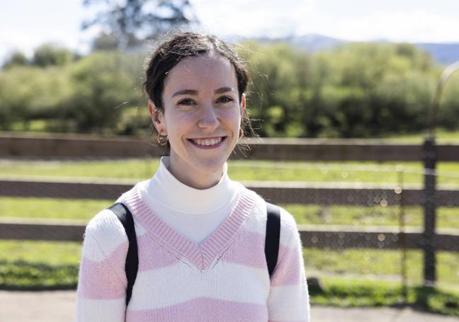 Alba Fernández visita habitualmente el parque.