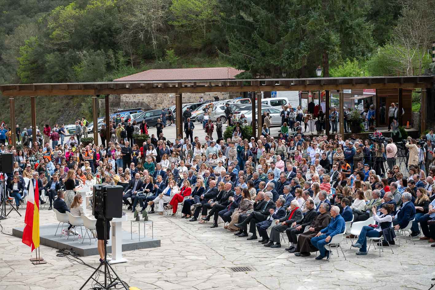 Un momento del discurso de Beatriz Domínguez-Gil.