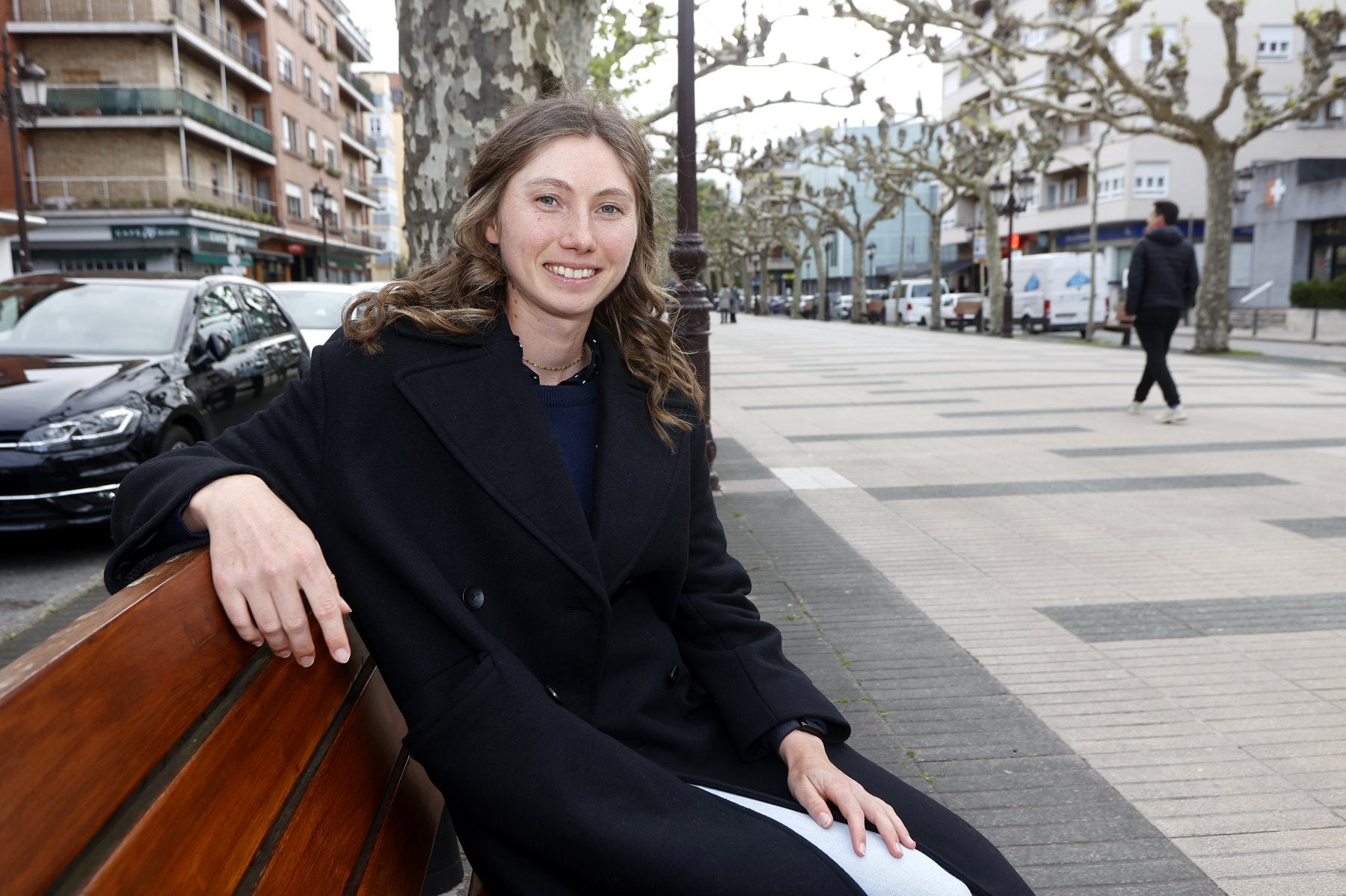 Cristina Bucsa, ayer antes de la charla que ofreció en la Casa de Cultura