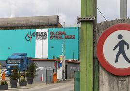 Fábrica de Global Steel Wire, propiedad del Grupo Celsa, en Santander.