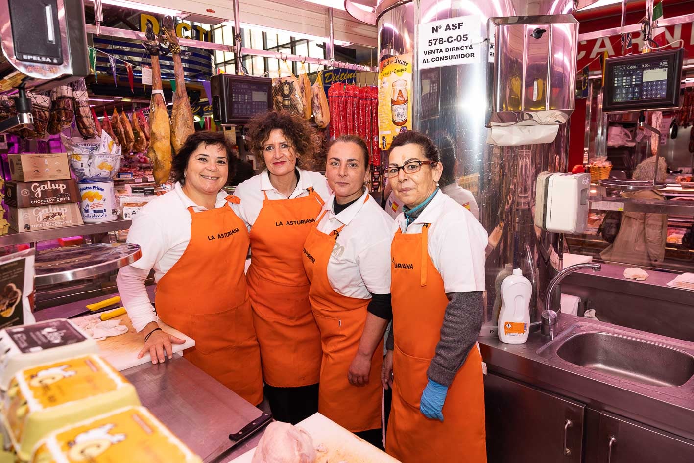 Gema Sánchez, Estrella Güemes, Marisol Teja, Ana Belén Fernández.