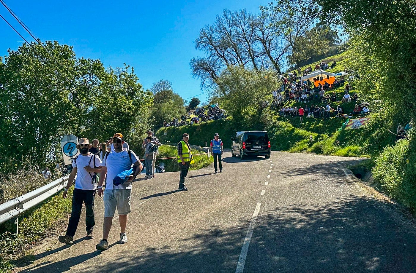 La organización controló que todo estuviese en perfectas condiciones para el transcurso del rally.