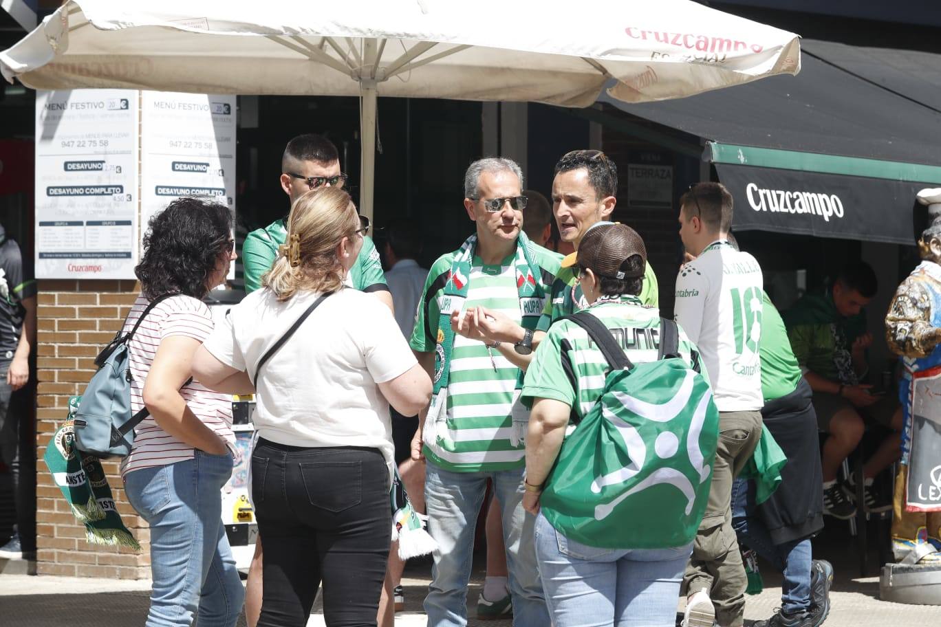 La previa del Burgos-Racing, en imágenes