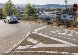 Cruce donde se ha producido el accidente, en Torrelavega.