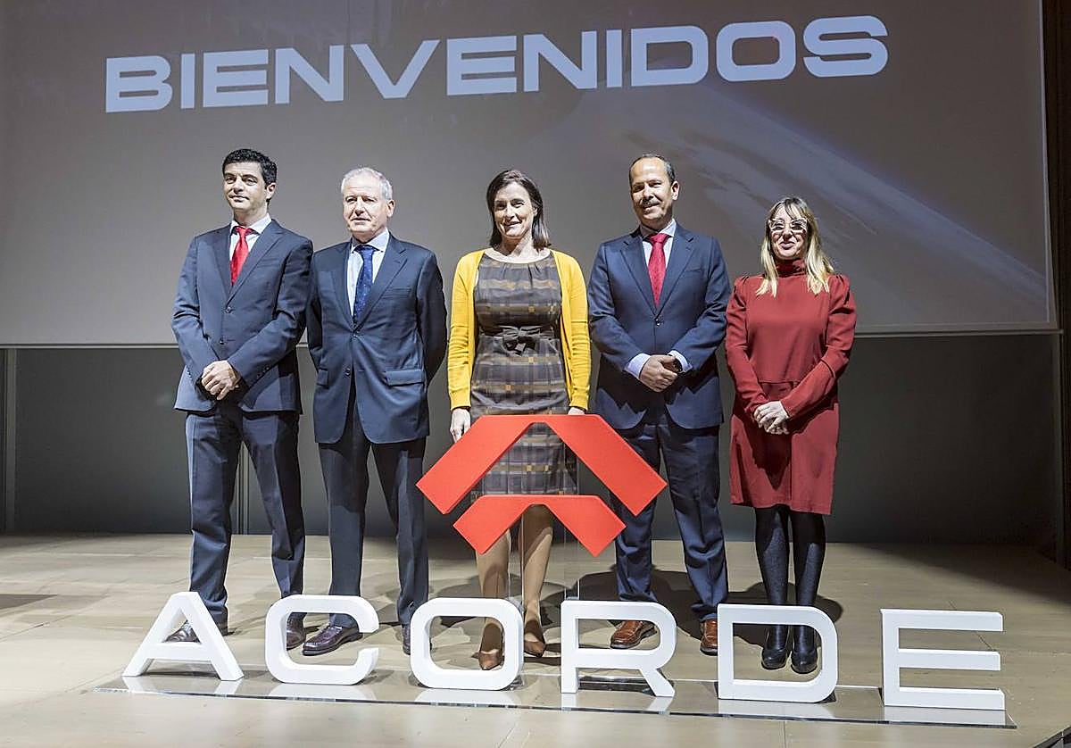 Manuel Lobeira, Eduardo Arasti, Gema Igual, Santiago Díaz y Eugenia Gómez de Diego.