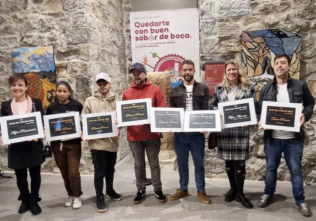 Ganadores de la Ruta del Pincho de Castro-Urdiales.