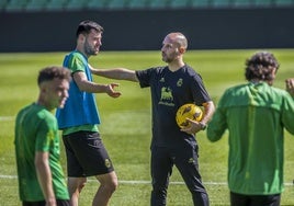 José Alberto, en una sesión en los Campos de Sport.