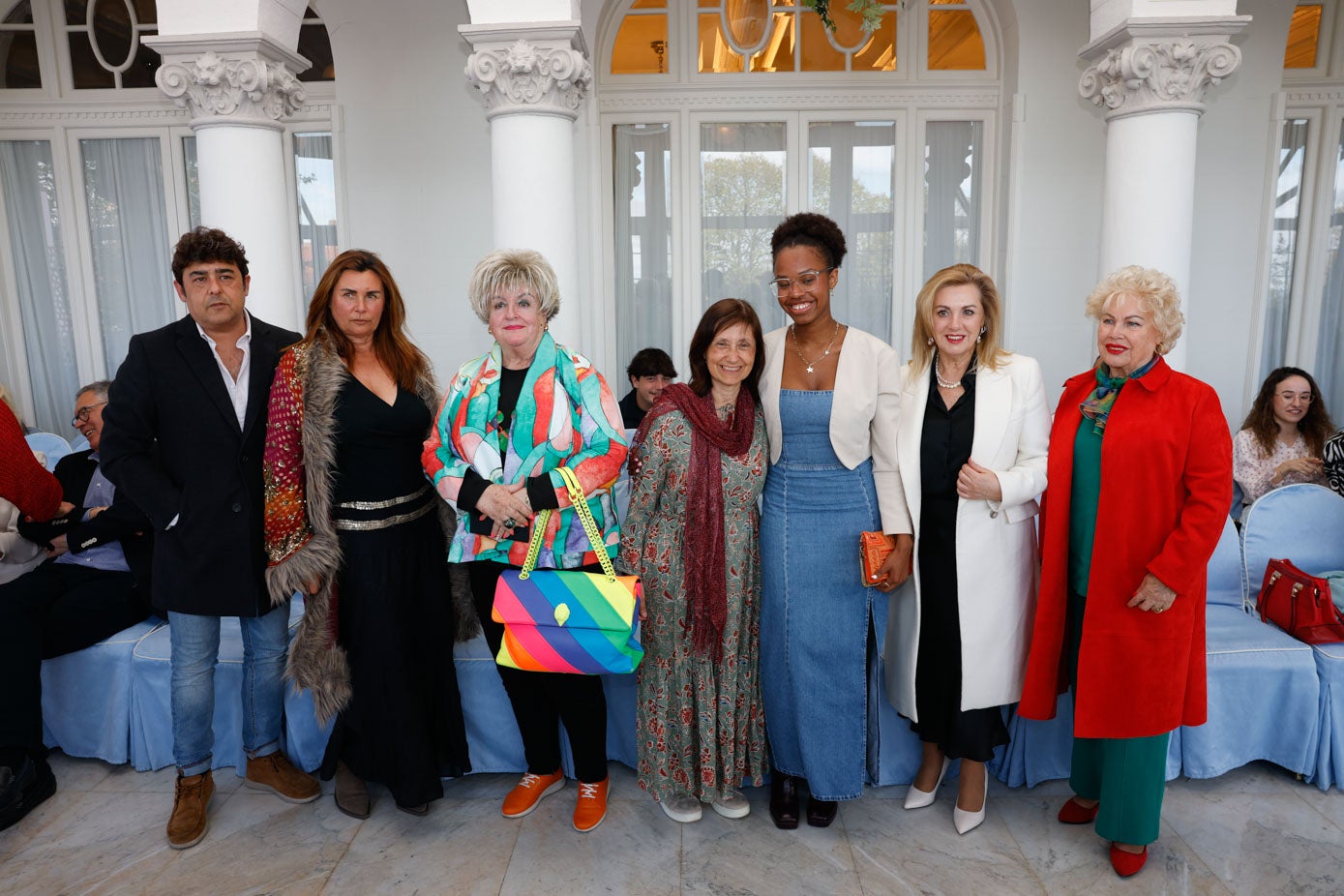 Julio Ramirez, Julema Jara, Cristina Miguel, María Engracia Miera, Lara F. Puente Miera, Yolanda García y Juana María Solar.