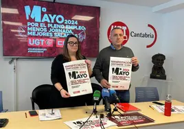 La marcha en Santander de UGT y CC OO el Día del Trabajo pedirá la reducción de la jornada laboral