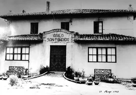 El asilo San Cándido, en mayo de 1928, en la que era la casa familiar de los Herrera Vindel.