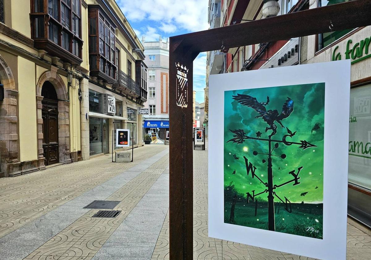 Los carteles de Martínez Bueno están a pie de calle.