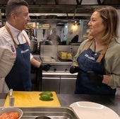 'Hoy cocinamos con...' Kike Pérez, de la Taberna del Herrero: timbal de tomate, aguacate y langostinos